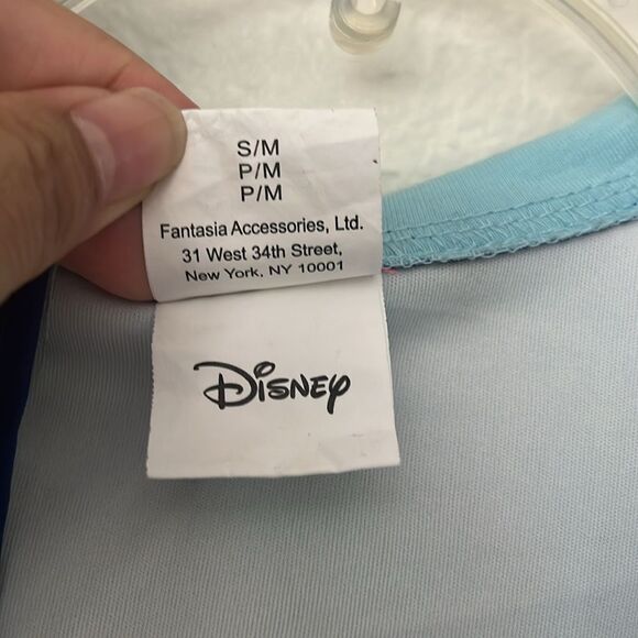 Disney Movie Frozen Themed Blue and Light Blue Rain Coat Jacket Size Small/Med - Picture 3 of 15